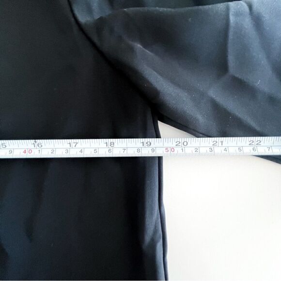 Calvin Klein Blouse Long Sleeve Black Studs Raglan Pullover Polyester Women's S - Picture 5 of 8